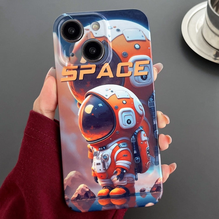 Painted Pattern Precise Hole PC Phone Case, For iPhone 14 Plus