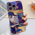 Painted Pattern Precise Hole PC Phone Case, For iPhone 13 Pro Max