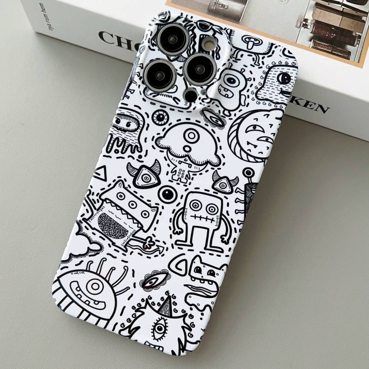Painted Pattern Precise Hole PC Phone Case, For iPhone 12 Pro