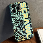 Painted Pattern Precise Hole PC Phone Case, For iPhone 12 Pro