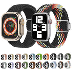 Nylon Loop Magnetic Buckle Watch Band, For Apple Watch Series 5 44mm, For Apple Watch Series 5 40mm