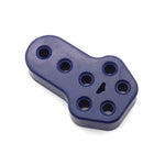 XH-6282 7 Holes Car Exhaust Hanger Bushing Muffler Rubber Insulator Mount Bracket