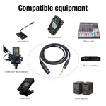 6.35mm 1/4 TRS Male to XLR 3pin Female Microphone Cable, 1m, 1.8m, 3m, 5m, 10m