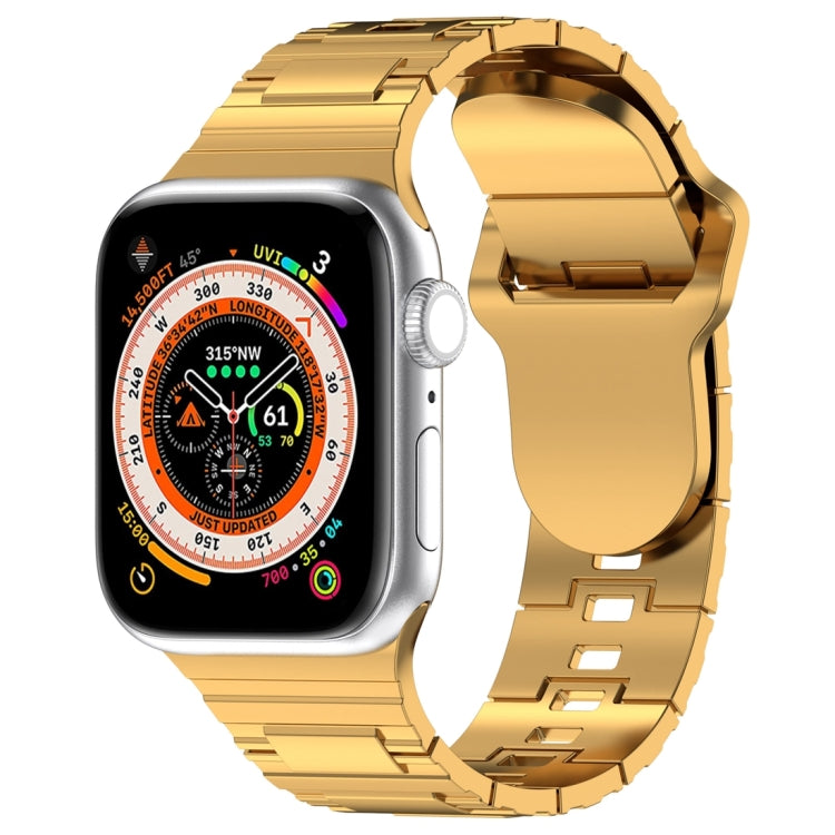 Square Buckle Armor Style Silicone Watch Band, For Apple Watch 7 41mm, For Apple Watch 7 45mm, For Apple Watch SE 40mm