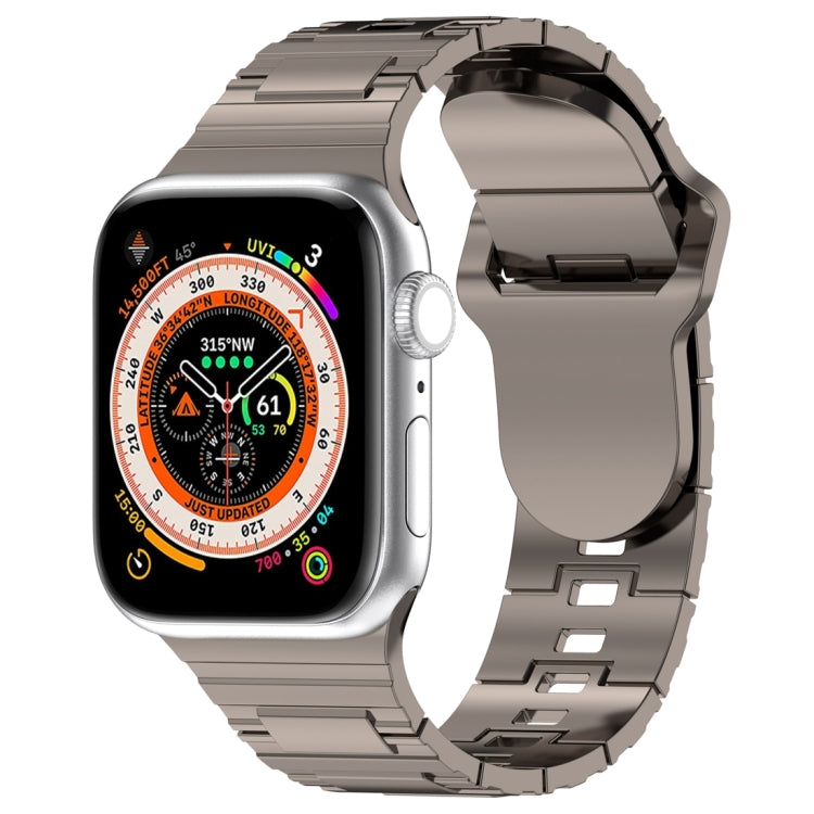 Square Buckle Armor Style Silicone Watch Band, For Apple Watch 42mm, For Apple Watch 38mm, For Apple Watch Ultra 2 49mm