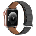 Reverse Buckle Magnetic Silicone Watch Band, For Apple Watch Series 7 41mm, For Apple Watch Series 7 45mm, For Apple Watch SE 40mm