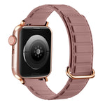 Reverse Buckle Magnetic Silicone Watch Band, For Apple Watch Series 7 41mm, For Apple Watch Series 7 45mm, For Apple Watch SE 40mm