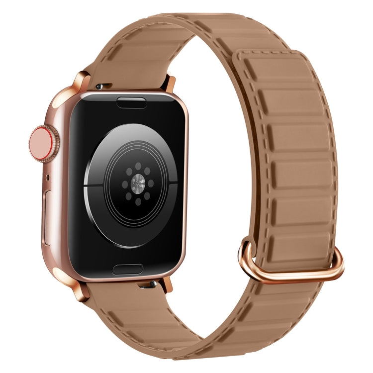 Reverse Buckle Magnetic Silicone Watch Band, For Apple Watch SE 44mm, For Apple Watch Series 6 40mm, For Apple Watch Series 6 44mm