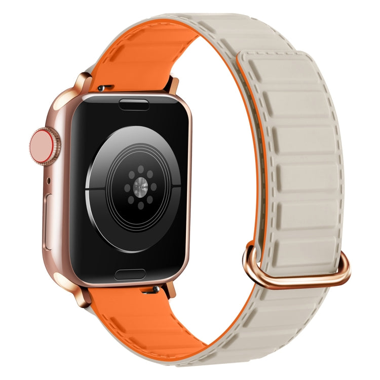 Reverse Buckle Magnetic Silicone Watch Band, For Apple Watch Series 5 44mm, For Apple Watch Series 5 40mm, For Apple Watch Series 4 44mm
