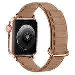 Reverse Buckle Magnetic Silicone Watch Band, For Apple Watch 38mm