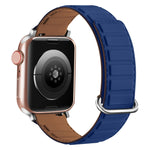 Reverse Buckle Magnetic Silicone Watch Band, For Apple Watch Series 10 46mm, For Apple Watch Series 10 42mm, For Apple Watch SE 2023 44mm