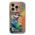 Animal Pattern Oil Painting Series PC + TPU Phone Case, For iPhone 12 Pro Max