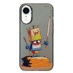 Animal Pattern Oil Painting Series PC + TPU Phone Case, For iPhone XR