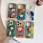 Animal Pattern Oil Painting Series PC + TPU Phone Case, For iPhone XS Max