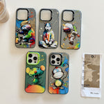 Animal Pattern Oil Painting Series PC + TPU Phone Case, For iPhone 12