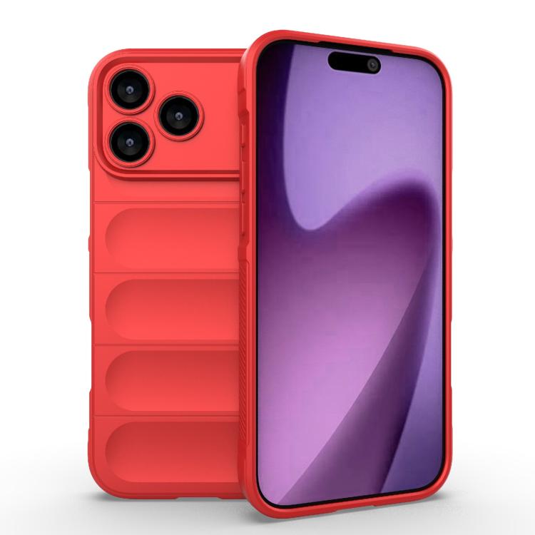 Magic Shield TPU + Flannel Phone Case, For iPhone 17e / 16e, For iPhone 17 Pro Max, For iPhone 17 Pro, For iPhone 17