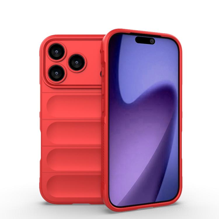 Magic Shield TPU + Flannel Phone Case, For iPhone 17e / 16e, For iPhone 17 Pro Max, For iPhone 17 Pro, For iPhone 17