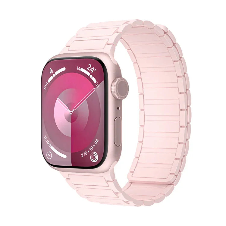 Magnetic Loop Silicone Watch Band, For Apple Watch SE 2022 44mm, For Apple Watch Series 7 41mm, For Apple Watch Series 7 45mm