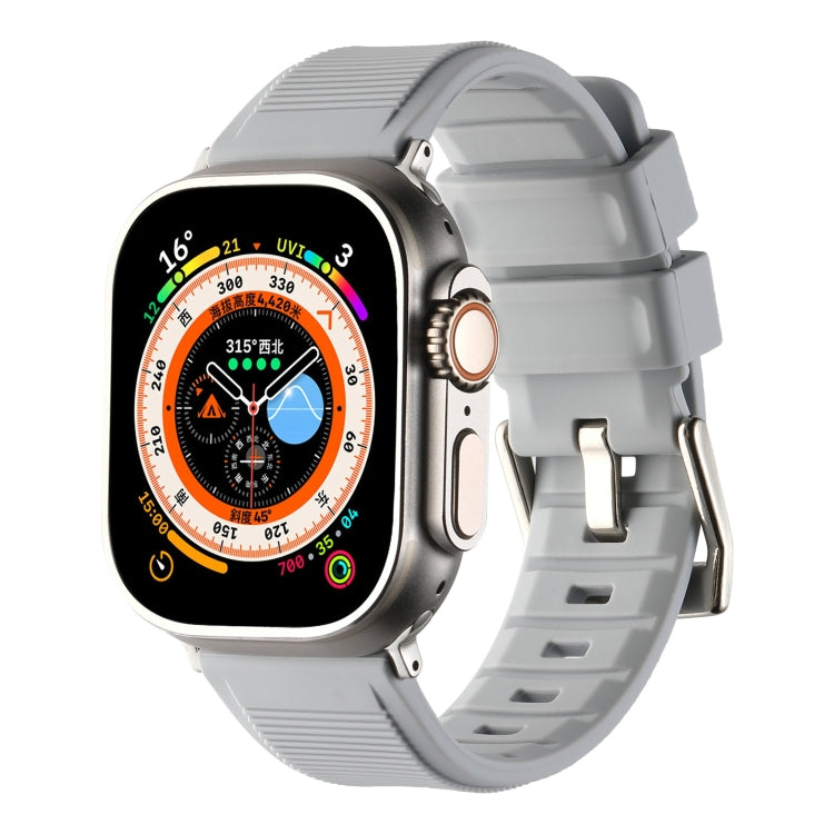 Double Ring Silicone Watch Band, For Apple Watch 3 38mm, For Apple Watch 3 42mm, For Apple Watch 2 42mm, For Apple Watch 2 38mm