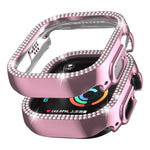 Double Row Diamond Hollow PC Watch Case, For Apple Watch Ultra 2 / Ultra 49mm