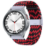 Nylon Braided Metal Buckle Watch Band, For Samsung Galaxy Watch 6 / 6 Classic