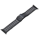 Safety Buckle Titanium Steel Watch Band, For Apple Watch Series 5 44mm, For Apple Watch Series 5 40mm, For Apple Watch Series 4 44mm, For Apple Watch 42mm, For Apple Watch Series 4 40mm, For Apple Watch 38mm, For Apple Watch Series 3 38mm              ...
