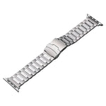 Safety Buckle Titanium Steel Watch Band, For Apple Watch Series 5 44mm, For Apple Watch Series 5 40mm, For Apple Watch Series 4 44mm, For Apple Watch 42mm, For Apple Watch Series 4 40mm, For Apple Watch 38mm, For Apple Watch Series 3 38mm              ...