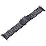 Safety Buckle Titanium Steel Watch Band, For Apple Watch Series 5 44mm, For Apple Watch Series 5 40mm, For Apple Watch Series 4 44mm, For Apple Watch 42mm, For Apple Watch Series 4 40mm, For Apple Watch 38mm, For Apple Watch Series 3 38mm              ...