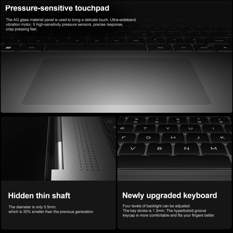Xiaomi Book Pro 16 2022 Laptop, 16 inch Touch Screen Windows 11 Home Chinese Version, Intel 12th Gen Core i7-1260P RTX2050 Discrete Graphics, i7-1260P RTX2050