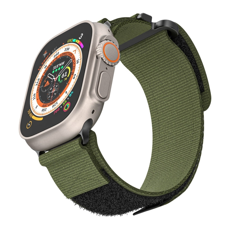 AW Nylon Two-Section Watch Band, For Apple Watch Series 10 46mm, For Apple Watch Series 10 42mm, For Apple Watch SE 2023 44mm, For Apple Watch SE 2023 40mm, For Apple Watch Ultra 2 49mm, For Apple Watch Series 9 45mm, For Apple Watch Series 9 41mm     ...