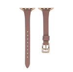 T-shaped Slim Genuine Leather Watch Band, For Apple Watch Series 2 42mm, For Apple Watch 2 38mm, For Apple Watch 42mm, For Apple Watch 38mm