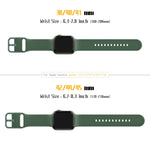 Pin Buckle Silicone Watch Band, For Apple Watch Ultra 49mm