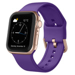 Pin Buckle Silicone Watch Band, For Apple Watch Series 8 41mm