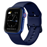Pin Buckle Silicone Watch Band, For Apple Watch Series 8 41mm