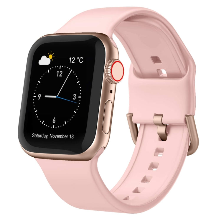Pin Buckle Silicone Watch Band, For Apple Watch Series 4 44mm