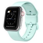 Pin Buckle Silicone Watch Band, For Apple Watch Series 4 40mm