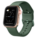 Pin Buckle Silicone Watch Band, For Apple Watch Series 3 38mm