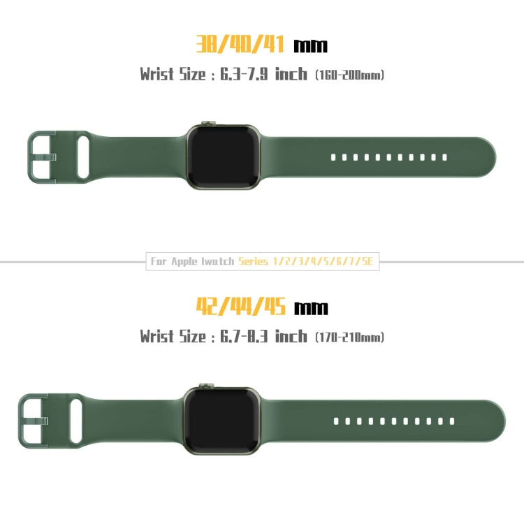 Pin Buckle Silicone Watch Band, For Apple Watch Series 2 42mm
