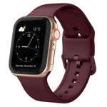 Pin Buckle Silicone Watch Band, For Apple Watch Series 2 42mm