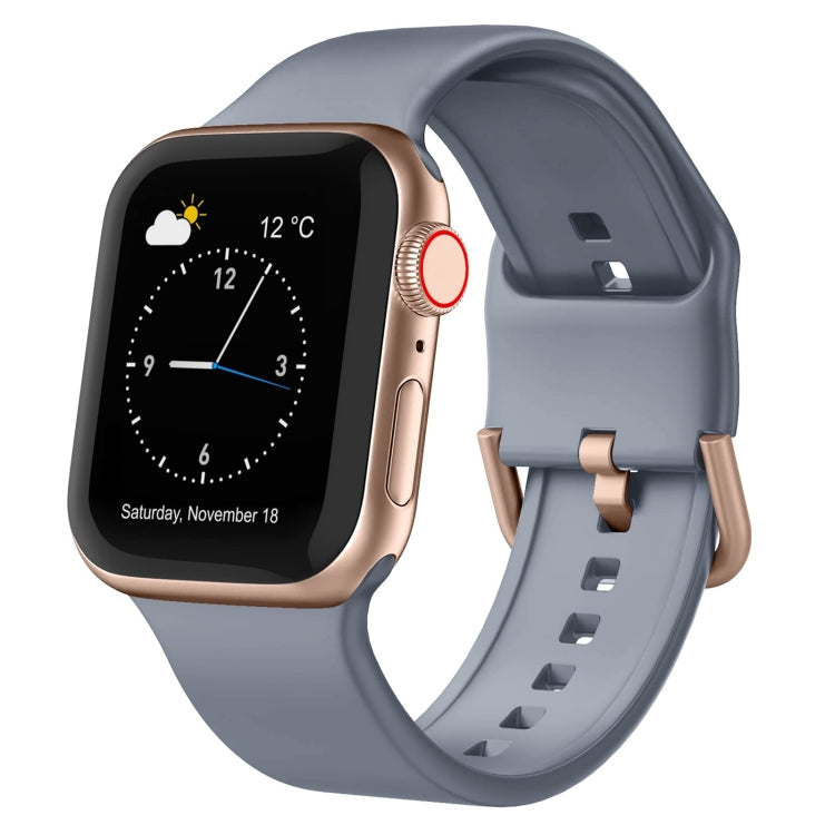 Pin Buckle Silicone Watch Band, For Apple Watch Series 2 42mm