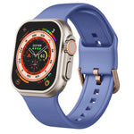 Pin Buckle Silicone Watch Band, For Apple Watch Series 2 42mm