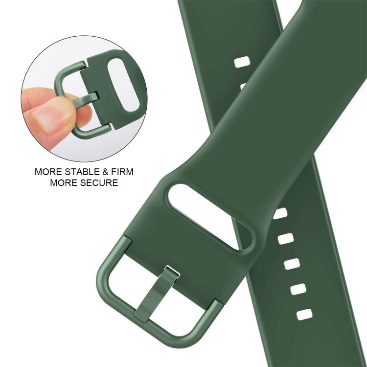 Pin Buckle Silicone Watch Band, For Apple Watch Series 2 38mm