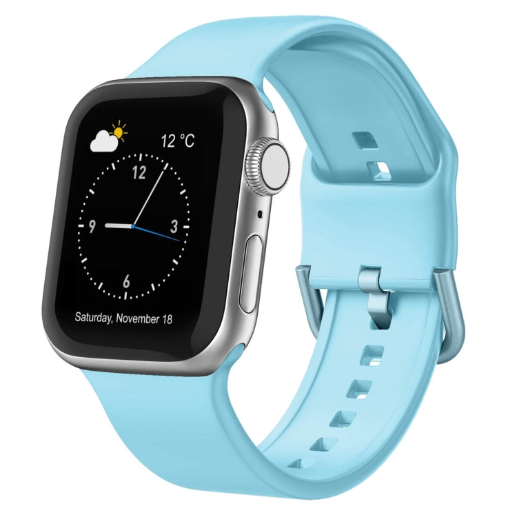 Pin Buckle Silicone Watch Band, For Apple Watch Series 2 38mm