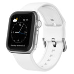 Pin Buckle Silicone Watch Band, For Apple Watch SE 2023 40mm