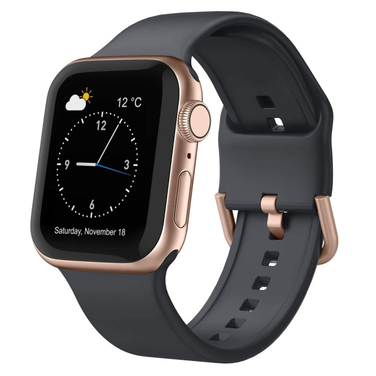 Pin Buckle Silicone Watch Band, For Apple Watch SE 2023 40mm