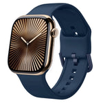 Pin Buckle Silicone Watch Band, For Apple Watch Series 10 46mm