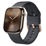 Pin Buckle Silicone Watch Band, For Apple Watch Series 10 42mm