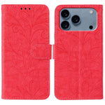 Lace Flower Embossing Flip Leather Phone Case, For iPhone 17e / 16e, For iPhone 17 Pro Max, For iPhone 17 Pro, For iPhone 17, For iPhone Air, For iPhone 16 Pro Max, For iPhone 16 Pro, For iPhone 16 Plus