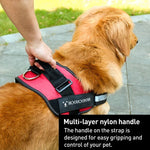 Pet Dog Anti Sprint Oxford Cloth K9 Chest Strap Traction Rope Strap, M for 13-23kg, L for 23-30kg, XL for 28-40kg, XXL for 40-70kg, S for 6-14kg