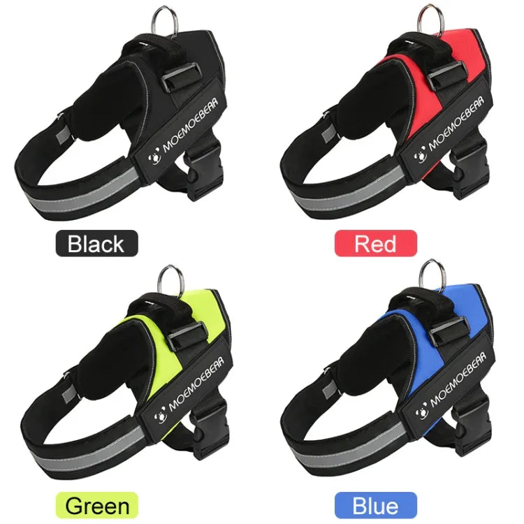 Pet Dog Anti Sprint Oxford Cloth K9 Chest Strap Traction Rope Strap, M for 13-23kg, L for 23-30kg, XL for 28-40kg, XXL for 40-70kg, S for 6-14kg